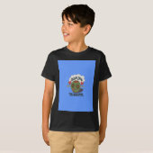 Whimsical "Olive My Heart" Funny Face Design T-Shirt (Vorne ganz)