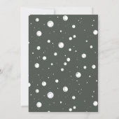 Whimsical One Silly Goose 1st Birthday Einladung (Rückseite)