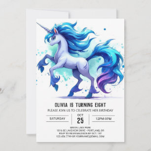 Whimsical Online Horse Geburtstag Einladung