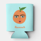 Whimsical Orange CUSTOMIZE IT Dosenkühler (Rückseite)