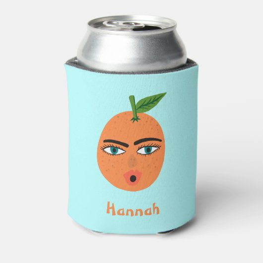 Whimsical Orange CUSTOMIZE IT Dosenkühler (Kanne Rückseite)