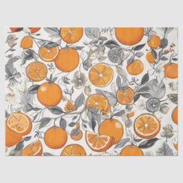 Whimsical Orange Deluxe Seidenpapier