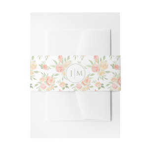Whimsical Orange Green Floral Wedly Bly Band