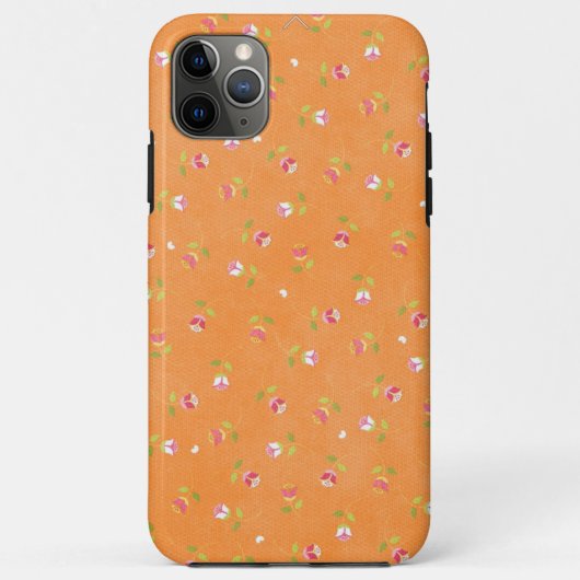 Whimsical Orange Tulip Design Case-Mate iPhone Hülle (Rückseite)