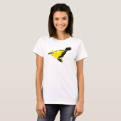 Whimsical Oriole Bird T-Shirt (Vorne ganz)