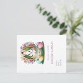 Whimsical Ostereierjagd: Hübsch Postkarte (Stehend Vorderseite)