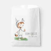 Whimsical Osterkid in Egg Illustriert Geschenktütchen (Vorderseite)