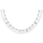 Whimsical Owl Baby Dusche Wimpelkette (Alle)