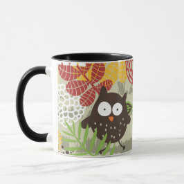 Whimsical owl Mug Tasse