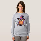 Whimsical Owl Witz T-Shirt (Vorne ganz)