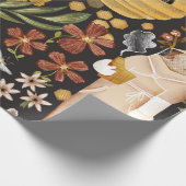 Whimsical Painted Bee Hives Beekeeper Honey Geschenkpapier (Ecke)