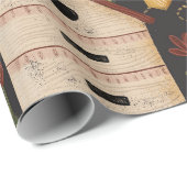 Whimsical Painted Bee Hives Beekeeper Honey Geschenkpapier (Rolleneckpunkt)