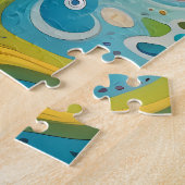 Whimsical Painted Horse: Ein Abstrakter Raum Puzzle (Seite)
