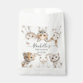 Whimsical Pajama Animals: Soft Pastel Party Accent Geschenktütchen (Vorderseite)