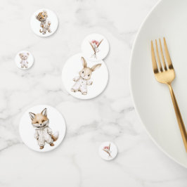 Whimsical Pajama Animals: Table Confetti Konfetti