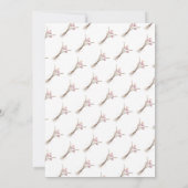 Whimsical Pajama Parade: Baby Shower Invitation Einladung (Rückseite)