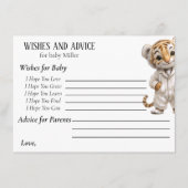 Whimsical Pajama Parade Wishes and Advice Begleitkarte (Vorderseite)