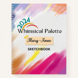 Whimsical Palette Sketchbook Notizblock