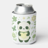 Whimsical Panda Heart Can Cooler Dosenkühler (Kanne Vorderseite)