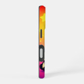 Whimsical Panda Trio in Gradient Dreamscape iPhone 16 Hülle (Rechte Seite)