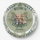 Whimsical Paper Teller mit Baby Paper Tellern (Vorderseite)