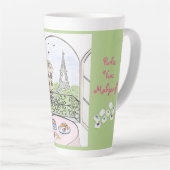 Whimsical Paris and Eiffel Tower MAHJONG Milchtasse (Rechte Ecke)
