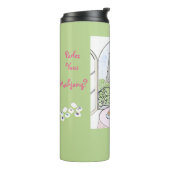 Whimsical Paris and Eiffel Tower Parley MAHJONG Thermosbecher (Nach links gedreht)