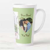 Whimsical Paris Eiffel Tower Bisou Kiss PHOTO Milchtasse (Rechts)