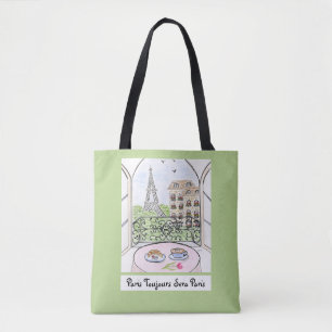 Whimsical Paris und Eiffelturm immer PARIS Tasche