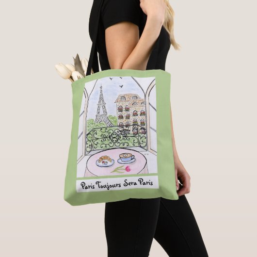 Whimsical Paris und Eiffelturm immer PARIS Tasche (Von Nahem)