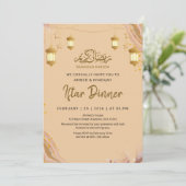 Whimsical Pastel Agate Ramadan Iftar Dinner Einladung (Stehend Vorderseite)