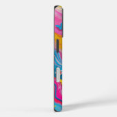 Whimsical Pastel Butterfly Marble Handy Case (Rückseite / Rechts)