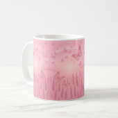 Whimsical Pastel Butterfly Sunrise Mug Kaffeetasse (Vorderseite Links)