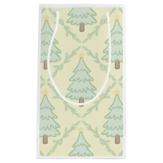 🎁 Whimsical Pastel Christmas Gift Bag Kleine Geschenktüte