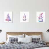 Whimsical Pastel Christmas Print Set (Schlafzimmer)
