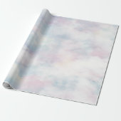 Whimsical Pastel Clouds Geschenkpapier (Ungerollt)