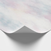 Whimsical Pastel Clouds Geschenkpapier (Ecke)