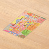 Whimsical Pastel Fairytale Castle Birthday Acryleinladungen (Ablage )