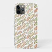 Whimsical Pastel Leaf Art Protective  Case-Mate iPhone Hülle (Rückseite)