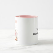 Whimsical Pastel Pink Ghost Pumpkin Halloween Tasse (Zentrum)