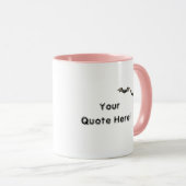 Whimsical Pastel Pink Ghost Pumpkin Halloween Tasse (VorderseiteRechts)