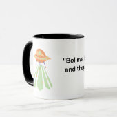 Whimsical Pastel UFO Tasse (Vorderseite Links)