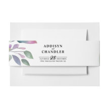 Whimsical Pastel Watercolor Wildblume Hochzeit