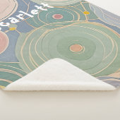 Whimsical Pastel Whirls Sherpadecke (3/4)