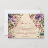 Whimsical Pastel Wildflower Sweet 16 Dankeskarte (Vorderseite)