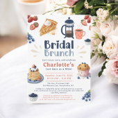 Whimsical Pastrie Brautparty zum Coffee Brunch Einladung