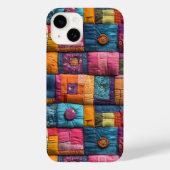 Whimsical Patchwork Quilt Pattern: farbiges Design Case-Mate iPhone Hülle (Rückseite)