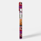 Whimsical Patchwork Quilt Pattern: farbiges Design Case-Mate iPhone Hülle (Rückseite / Links)