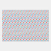 Whimsical Penguin & Polar Bären Wasserfarben Kunst Geschenkpapier Set (Vorderseite 3)