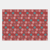 Whimsical Penguin & Polar Bären Wasserfarben Kunst Geschenkpapier Set (Vorderseite 2)